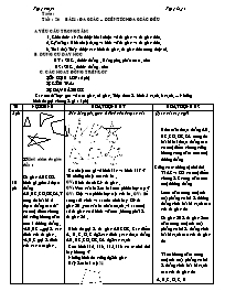 Giáo án Hình học Lớp 8 - Tiết 26, Bài 1: Đa giác. Diện tích đa giác (Bản 4 cột)
