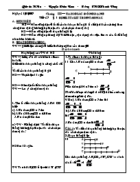Giáo án Hình học Lớp 8 - Tiết 37, Bài 1: Đinh lý talet trong tam giác - Nguyễn Xuân Nam