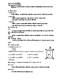 Giáo án môn Hình học 8 - Tiết 60: Diện tích xung quanh của hình lăng trụ đứng (Bản 3 cột)