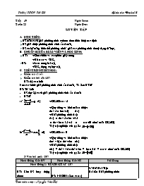 Giáo án Đại số Lớp 8 - Tiết 49: Luyện tập - Nguyễn Văn Lợi