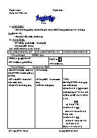 Giáo án Đại số Lớp 8 - Tiết 65: Luyện tập - Nguyễn Văn Thanh