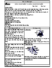 Giáo án Hình học Khối 8 - Tiết 63: Hình chóp đều và hình chóp cụt đều - Trần Thị Ngọc Thuần