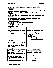 Giáo án Hình học Lớp 7 - Tiết 18: Tổng ba góc của một tam giác (Tiết 2) - Nguyễn Thị Ngọc Diễm