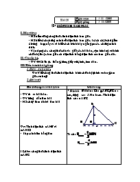 Giáo án Hình học Lớp 8 - Tiết 28: Diện tích tam giác (Chuẩn kiến thức kĩ năng)