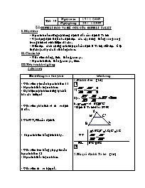 Giáo án Hình học Lớp 8 - Tiết 38: Định lý đảo và hệ quả của định lý đảo (Chuẩn kiến thức kĩ năng)