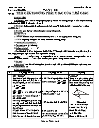 Giáo án Hình học Lớp 8 - Tiết 39: Tính chất đường phân giác của tam giác - Huỳnh Văn Rỗ