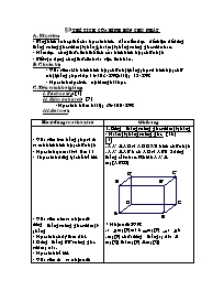 Giáo án Hình học Lớp 8 - Tiết 57: Thể tích củ