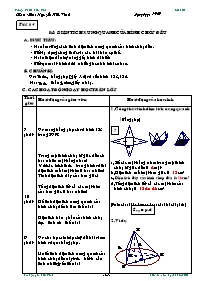 Giáo án Hình học Lớp 8 - Tiết 64: Diện tích xung quanh của hình chóp đều - Nguyễn Hữu Vinh