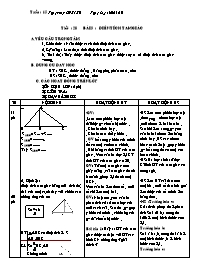 Giáo án môn Hình học Khối 8 - Tiết 29: Diện tích tam giác (Bản 4 cột)