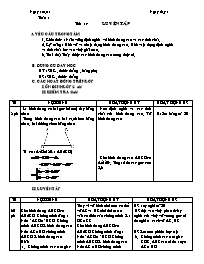 Giáo án môn Hình học Khối 8 - Tiết 4: Luyện tập (Bản 4 cột)