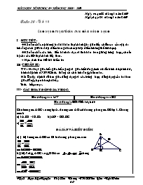 Giáo án môn Hình học Khối 8 - Tiết 50: Ứng dụng thực tế của tam giác đồng dạng - Nguyễn Thị Kim Nhung