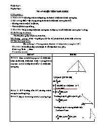 Giáo án môn Hình học Lớp 8 - Tiết 29: Diện tích tam giác (Bản đẹp)