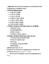 Đề cương ôn tập Đại số Lớp 8 - Chuyên đề: Phân tích đa thức thành nhân tử