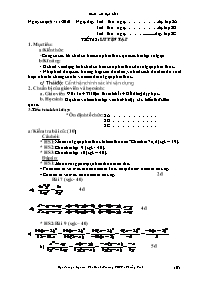 Giáo án Đại số Lớp 8 - Tiết 25: Luyện tập - Nguyễn Thị Oanh