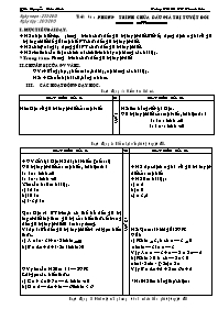 Giáo án Đại số Lớp 8 - Tiết 64: Phương trình chứa dấu giá trị tuyệt đối - Năm học 2012-2013 - Nguyễn Văn Lãnh