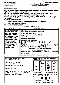 Giáo án Đại số Lớp 8 - Tiết 66: Ôn tập cuối năm (Tiết 2) - Năm học 2012-2013 - Nguyễn Văn Lãnh