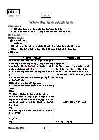 Giáo án Đại số Lớp 8 - Tuần 1 (Bản đẹp)