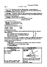 Giáo án Hình học 8 - Tiết 11: Luyện tập (Bản 