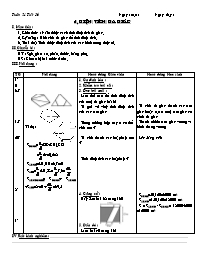 Giáo án Hình học 8 - Tiết 36: Diện tích đa giác (Bản 4 cột)