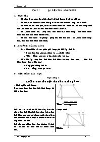 Giáo án Hình học Khối 8 - Học kỳ II - Trần Thị Ngọc Yến