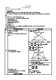 Giáo án Hình học Khối 8 - Tuần 26 (Bản đẹp)