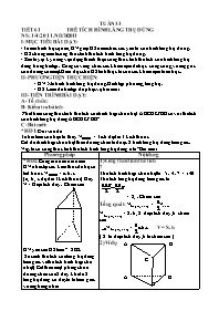 Giáo án Hình học Khối 8 - Tuần 33 (Bản đẹp)