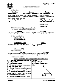 Giáo án Hình học Lớp 8 - Tiết 28: Diện tích tam giác - Trần Đức Minh