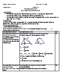Giáo án Hình học Lớp 8 - Tiết 33: Diện tích hình thang - Trần Văn Diễm
