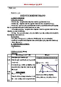 Giáo án môn Hình học 8 - Quyển II (Bản 3 cột)