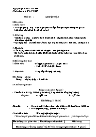 Giáo án môn Hình học Khối 8 - Tiết 23: Luyện tập (Bản 3 cột)