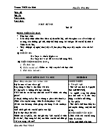 Giáo án Ngữ văn Lớp 8 - Học kỳ II - Nguyễn Th