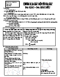 Giáo án Hình học Khối 8 - Tiết 26: Đa giác. Đa giác đều (Bản chuẩn)