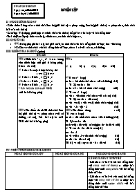 Giáo án môn Đại số Khối 8 - Tiết 59: Luyện tậ