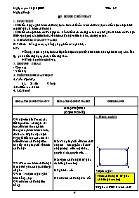 Giáo án môn Hình học 8 - Tiết 16: Hình chữ nh