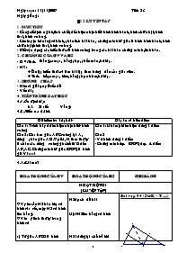 Giáo án môn Hình học 8 - Tiết 23: Luyện tập (Bản chuẩn)