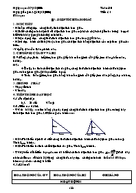 Giáo án môn Hình học 8 - Tiết 31: Diện tích tam giác (Bản chuẩn)