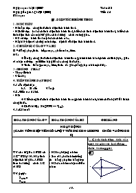 Giáo án môn Hình học 8 - Tiết 35: Diện tích hình thoi (Bản chuẩn)