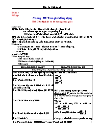 Giáo án môn Hình học Lớp 8 - Chương III: Tam giác đồng dạng - Nguyễn Thị Mai