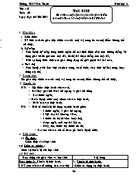 Giáo án môn Hình học Lớp 8 - Tiết 51: Thực hành - Trường THCS Hòa Thạnh