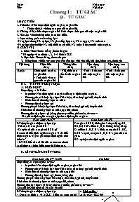Giáo án Hình học Lớp 8 (Công văn 3280) - Chương trình cả năm