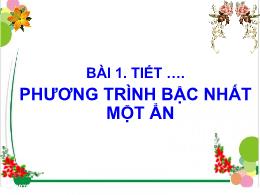 Bài giảng Toán Lớp 8 (Cánh diều) - Bài 1: Phư