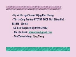 Bài giảng Toán Lớp 8 (Cánh diều) - Bài 2: Ứng