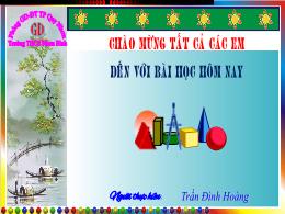 Bài giảng Toán Lớp 8 (Cánh diều) - Bài 3: Hằn