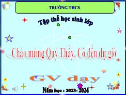 Bài giảng Toán Lớp 8 (Chân trời sáng tạo) - Bài 3: Các trường hợp đồng dạng của hai tam giác vuông (Tiết 1) - Năm học 2023-2024