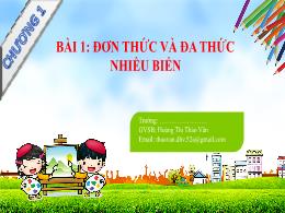Bài giảng Toán Lớp 8 (Chân trời sáng tạo) - C