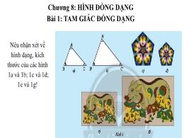 Bài giảng Toán Lớp 8 (Chân trời sáng tạo) - C