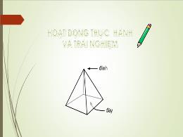 Bài giảng Toán Lớp 8 (Chân trời sáng tạo) - Hoạt động thực hành và trải nghiệm - Hoạt động 1