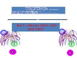 Bài giảng Toán Lớp 8 (Kết nối tri thức với cu