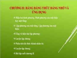 Bài giảng Toán Lớp 8 (Kết nối tri thức với cu