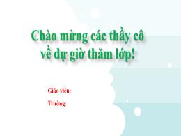 Bài giảng Toán Lớp 8 (Kết nối tri thức với cu